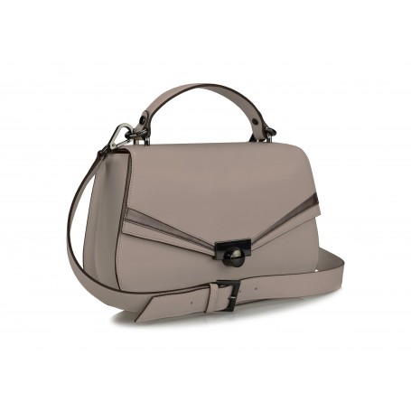 Astra Satchel - Taupe / Dark Taupe