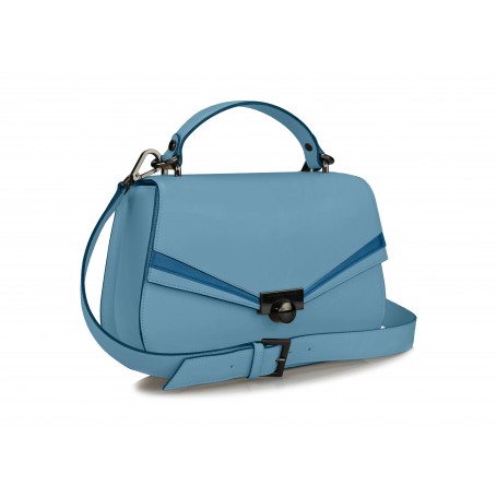 Astra Satchel - Pastel Blue / Space Blue