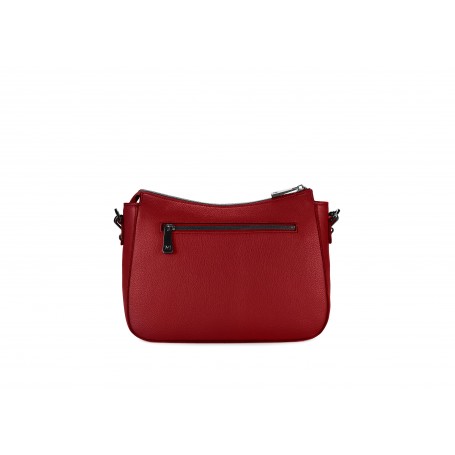 Charlotte Shoulder Bag Midi - Deep Red