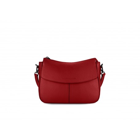 Charlotte Shoulder Bag Midi - Deep Red