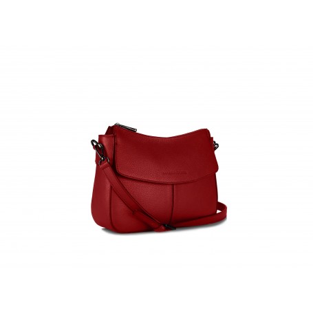 Charlotte Shoulder Bag Midi - Deep Red