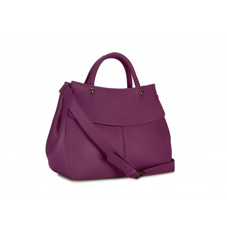 Charlotte Satchel - Fiore - Dark Magenta