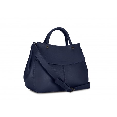 Charlotte Satchel - Fiore - Navy Blue