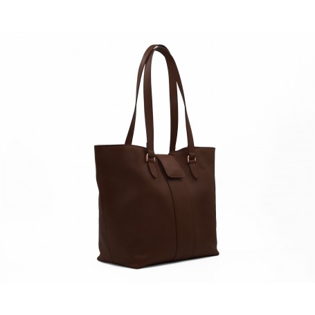 Bethany Tote - Vacchetta - Dark Brown