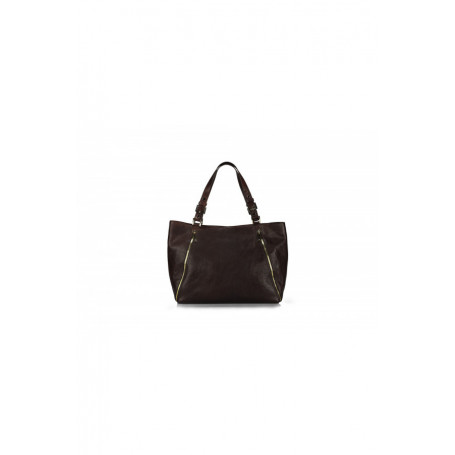 Selene Zip - Dark Brown