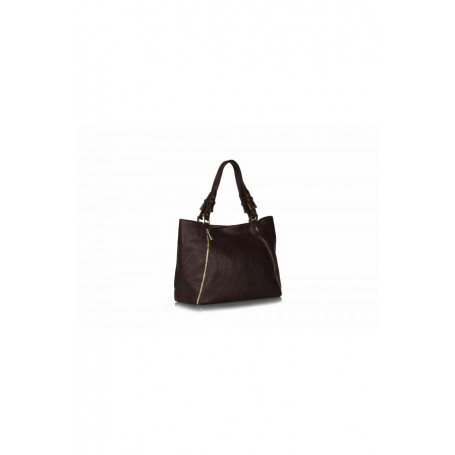 Selene Zip - Dark Brown
