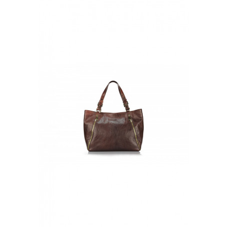 Selene Zip - Mahogany